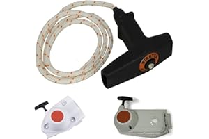 Recoil Starter Handle Rope Kits for Elastostart Recoil Starter Handle W/ 4.5mm Rope Set for STIHL TS400 TS410 TS420 TS700 MS6
