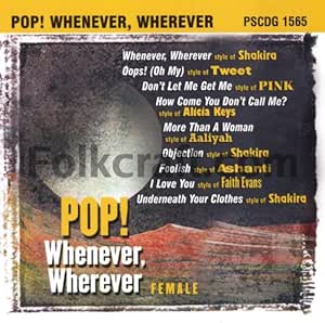Pop Whenever Wherever Female Karaoke Pop Whenever Wherever Female Amazon Com Music