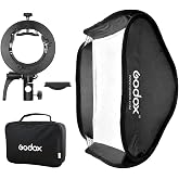 Godox 31x31inch 80x80cm Foldable Softbox Diffuser with S-Type Bracket for V1, AD200Pro, AD400Pro, TT350, V860II Series