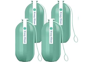 Ianucy Krazy Klean Toilet Cleaner, Krazy Clean Pro 10 Years, Automatic Long-Lasting Toilet Tank Cleaning, Bowl Clean Agent Tablets Block Gel Bottle Kit, Tank Deep Cleaning System(4pcs)