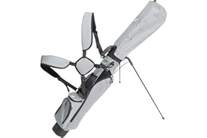 KIKGOIF KIKGOLF Lightweight Sunday Small Golf Stand BagsGolf Bag for Men and Women,Travel Practice Golf Club Bag with Dual Strap and Pockets,48.23inch
