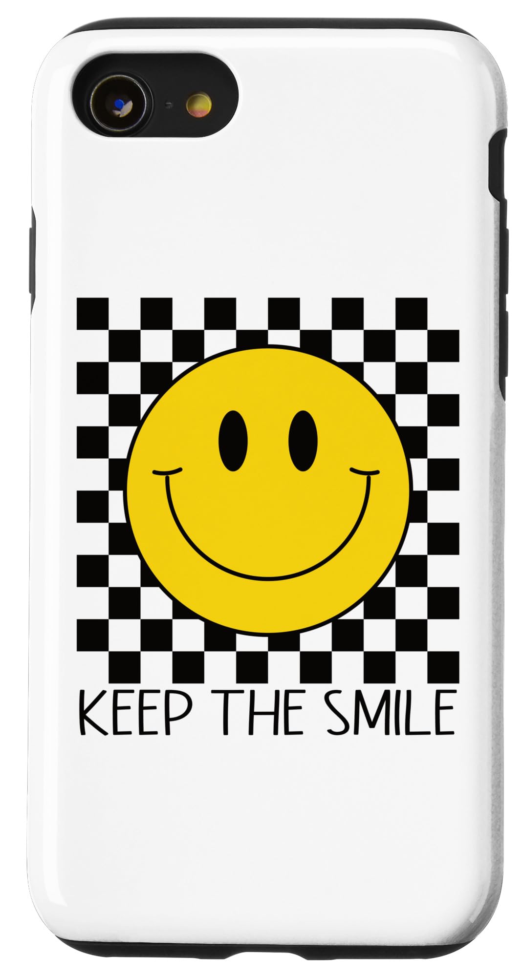 iPhone SE (2020) / 7 / 8 Keep The Smile Cute Yellow Happy Peace Smiling Face Positive Case