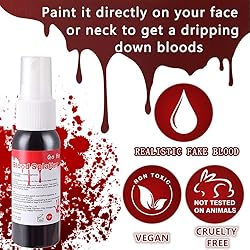 Go Ho Fake Blood,(1 oz)Fake Blood Spray,Halloween