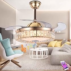 42" Fandelier Ceiling Fan with Light Remote