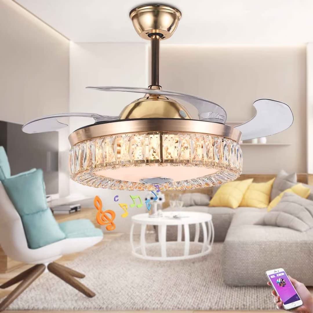 42" Fandelier Ceiling Fan with Light Remote