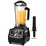 WantJoin Professional Blender, Countertop Blender,Blender for kitchen Max 1800W High Power Home and Commercial Blender with T