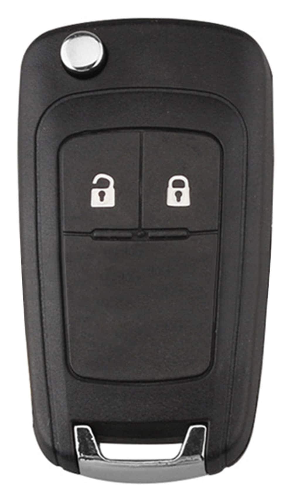 RKFUK - Replacement 2 Button Remote Car Key Fob Case Shell Uncut Blade Suitable for Vauxhall Opel Astra Insignia Vectra Zafira Meriva Mokka Cars Vans Keys