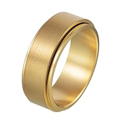 Udolfly Mens Fidget Rings Anxiety Rings for Men