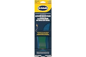 Dr. Scholl's LOWER BACK Pain Relief Orthotics. Clinically Proven Immediate and All-Day Relief of Lower Back Pain (for Men's 8