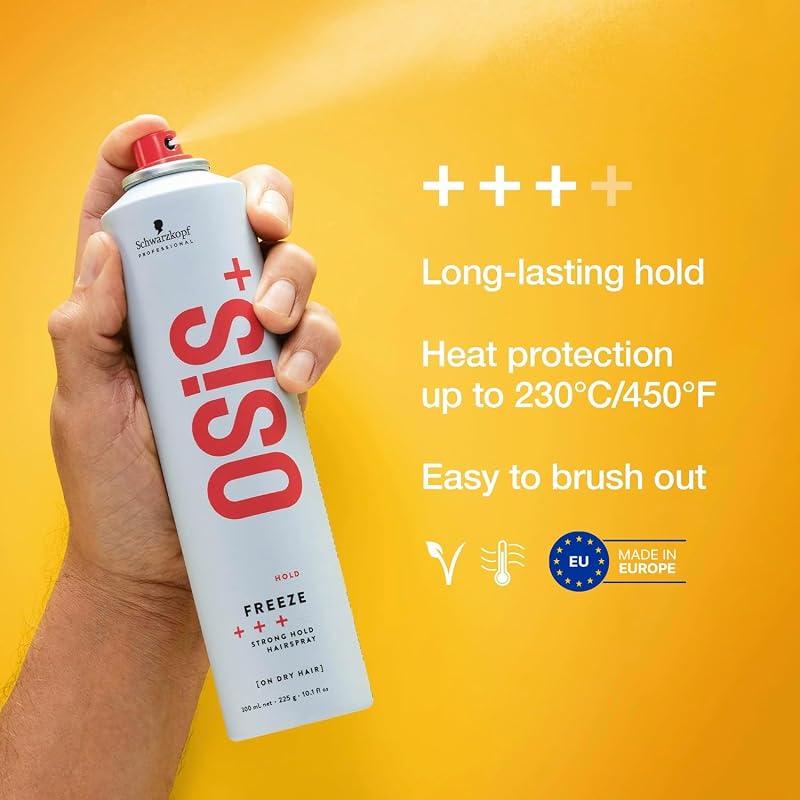 Schwarzkopf Professional OSIS Freeze - Lacca Capelli - Finitura Spazzolabile - Tenuta Forte 300 ml — foto 2 di 6