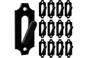 LAJIAOZ 12Pcs European Mount Skull Hangers with Silicone Protector Deer Skull Mount Hanger for Indoor Outdoor, Hanging Antelo