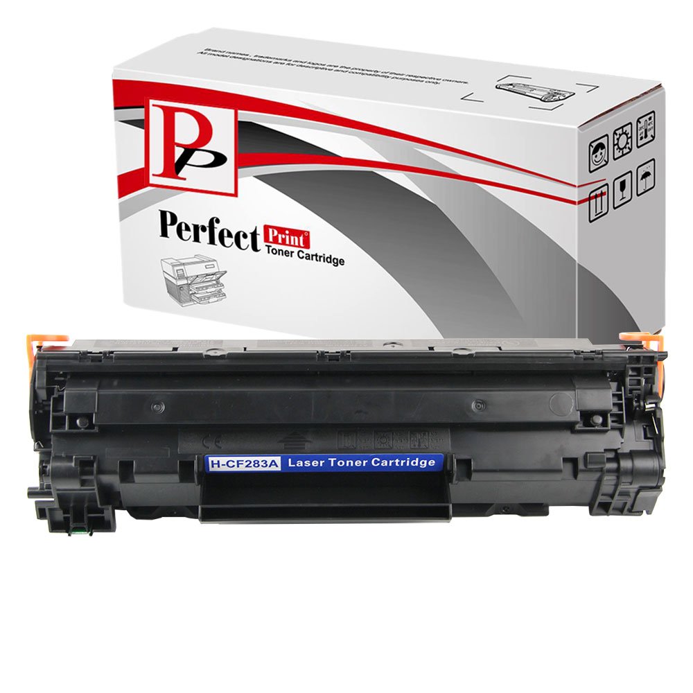 PerfectPrint Compatible Toner Cartridge Replacement for HP LaserJet Pro M125 125FW 125A M126 M126A M127 M127FW M127FN M201 M225MFP CF283A (Black)