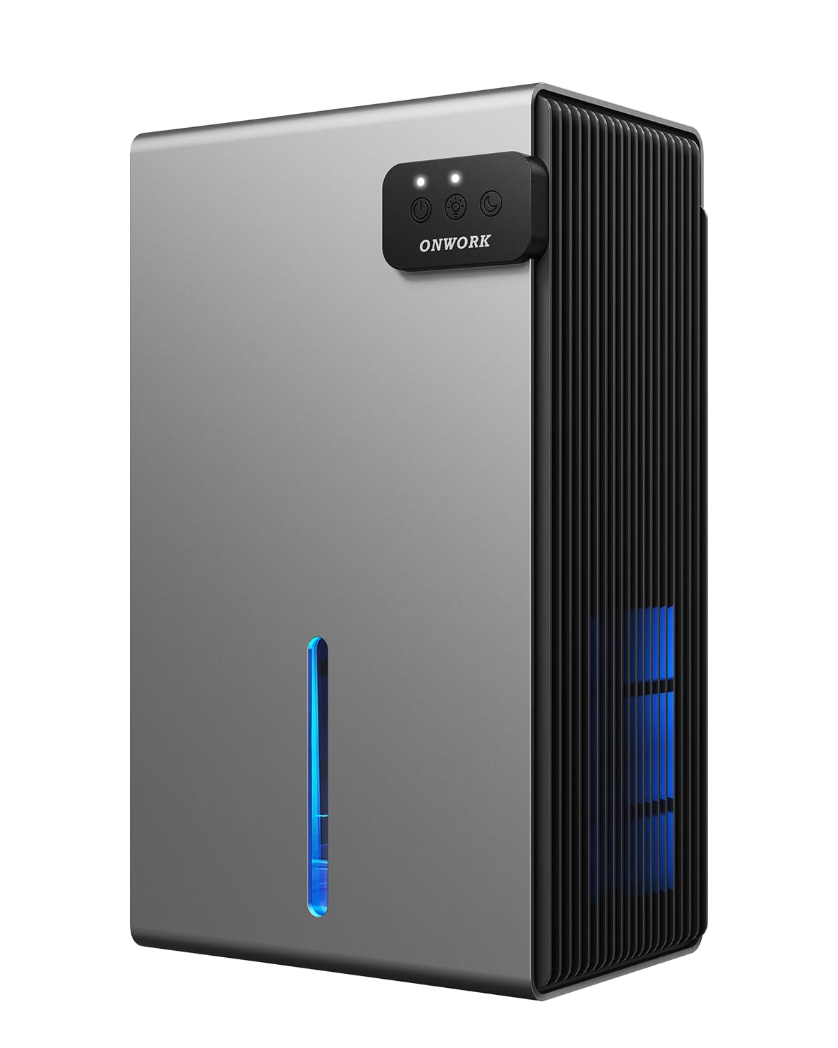 Photo 1 of Dehumidifier, 95 OZ Dehumidifiers for Home (800 sq.ft), Quiet Small Dehumidifiers for Bedroom Bathroom Basements Closet RV, Auto Shut Off, Two Working Models and 7 Colors LED?Gery?