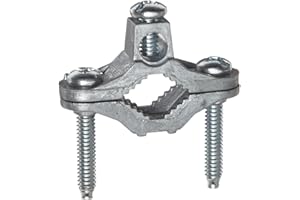 Zinc Die-Cast Ground Clamp, 1/2-1" Conduit Size, 2-10 Ground Wire Range, UL and CSA Certified (Pack of 25)