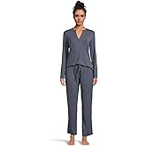Natori womens Feathers Essentials L/S Pj Set Length: 25"/Inseam: 29"