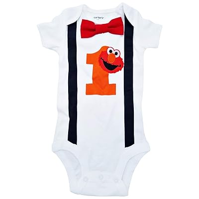 Elmo Bodysuit Cute 1st Birthday Outfit for Baby Zambia Ubuy