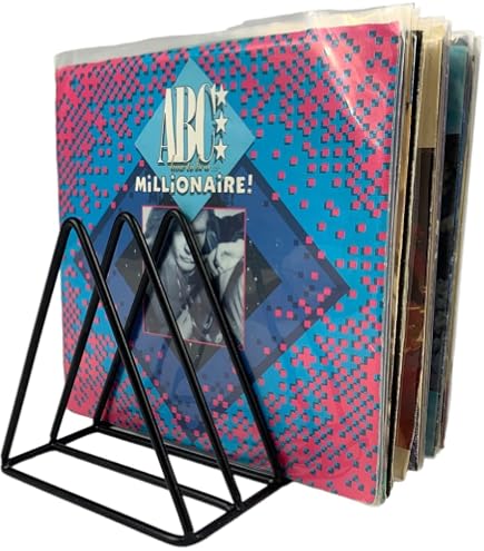 Étagère Métal Pour Vinyles - Support Rangement 100 Disques, Design Moderne, Assemblage Facile - 6