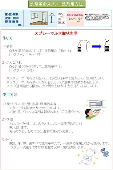 Amazon Super洗剤革命300gセット ティーシーサポート 粉末洗剤