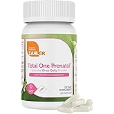 Zahler - Total One Prenatal Vitamins for Women (120 Count) Daily Multi Vitamin Prenatals with Folic Acid, Iron, Zinc & 19 Other Essential Vitamins & Minerals - Kosher Pre Natal Multivitamin Capsules