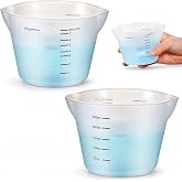 2 PCS Laundry Detergent Cup, 250ml Laundry Measuring Cup for Home and Hotel | Laundry Detergent Measuring Cup, 250ml Meusable Liquid Detergent Dispenser with Scale, Washable No Leak for Home and Hotel