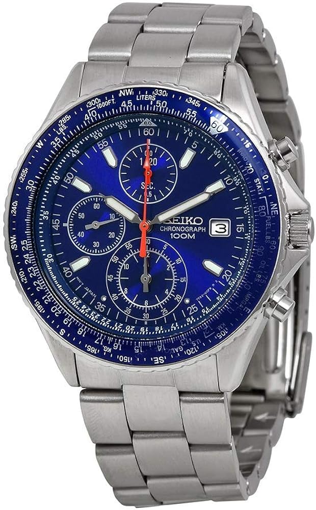 Seiko SND255 Montre tachymètre pour Homme Seiko Amazon.fr Montres