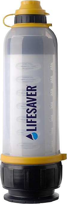 Amazon Com Lifesaver Water Filtration Filter Bottle Purifier Kit For Camping Emergency Prep Backpacking Hiking Outdoor System Travel Virus Bacteria Cyst Removal Bottle 4000uf Sports Water Bottles Sports Outdoors