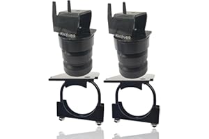 DAZZLAIT FR1504E Rear Suspension Enhancement System | Bump Stop Fit for Ford F-150 2WD 4WD 2015-2023 | Rear Suspension Helper Springs | Rear Leaf Spring Suspension Kit | Set of 2