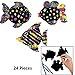 Fun Express Magic Color Scratch Fish (24Pc) - Crafts for Kids and Fun Home Activities - VBS Vacation Bible School Supplies/Décor