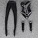 1/6 Scale Corset Bustier Teddy Tights for 12 inch Female Hot Toys Phicen Kumik Body