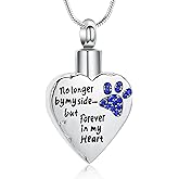 memorial jewelry Your Wings were Ready, But My Heart was Not Stainless Steel Carved Locket Cremation Urn Necklace for Pet Dog Cats