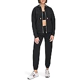 Tommy Hilfiger womens Logo Full Zip Pocketed Hoodie Sweatshirt