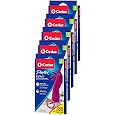 Playtex Living Reuseable Rubber Cleaning Gloves (Small, 5 Pairs), Premium Protection Reusable Household Gloves