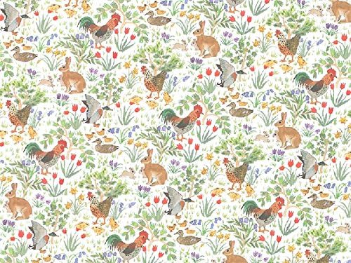 Wonham Dolls House Miniature 1:12th Scale Country Springtime Wallpaper