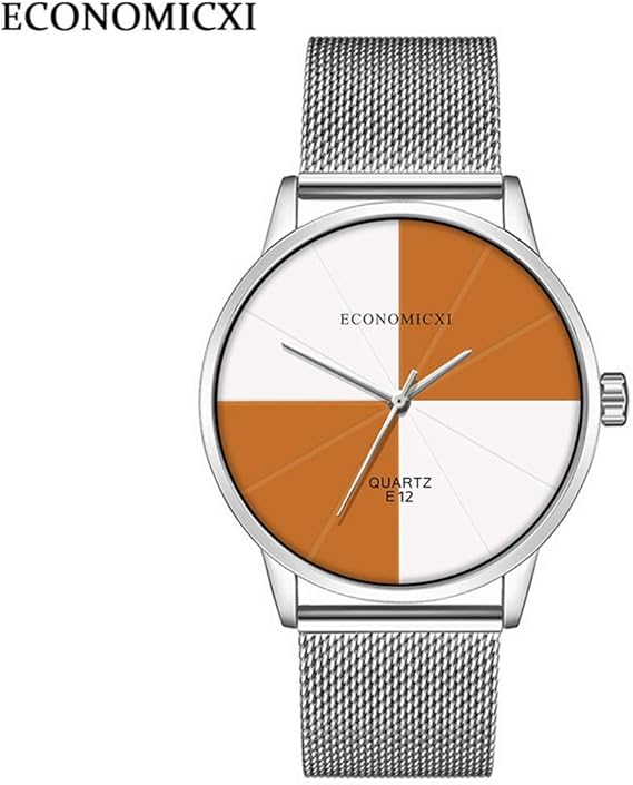 Amazon ファッションメッシュバンドレディースメンズ学生ヒットカラーダイヤルクォーツウォッチ コーヒー レディース腕時計 腕時計 通販