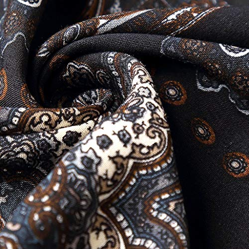 DONTAL Womens Plus Size Print Ladies Harem Pants Full Length Trouser Wide Leggings Black - Thumbnail 3