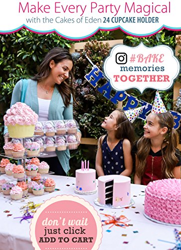 Strongest Disposable Cupcake Boxes - Plastic Containers for 24 Cupcakes [10 Holders Set] Detachable Lid | Tall Dome Storage Container | Travel Carrier | Sturdy Display Tray | Muffin or Cup Cake Holder - Thumbnail 5