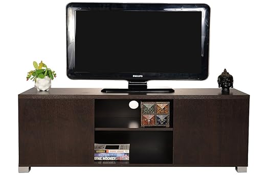 DeckUp Bei TV Stand and Home Entertainment Unit (Dark Wenge, Matte Finish)