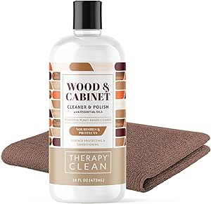 Therapy Furniture Polish &amp; Wood Cleaner Kit 16 oz. Cabinet and Table Restorer