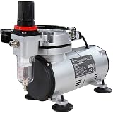 Timbertech Airbrush Kit ABPST05 with Air Compressor 3/4 Bar 20-23L/min view 4