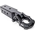 GearAmerica 2.5"x2.5" Uber PRO Hitch Receiver Heavy Duty Steel for Class 5 Vehicles - Safe and Strong Anchor Point for 4x4s, Trucks, and SUVs - 10 Ton WLL, 20 Ton MBS - Black