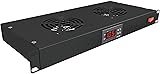 Rack Mount Fan - 2 Fan Server Cooling System - 1U