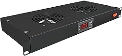 Rack Mount Fan - 2 Fan Server Cooling System - 1U