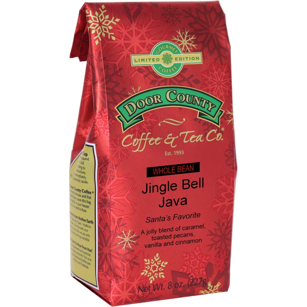 Door County Coffee, Holiday Flavored Coffee, Jingle Bell