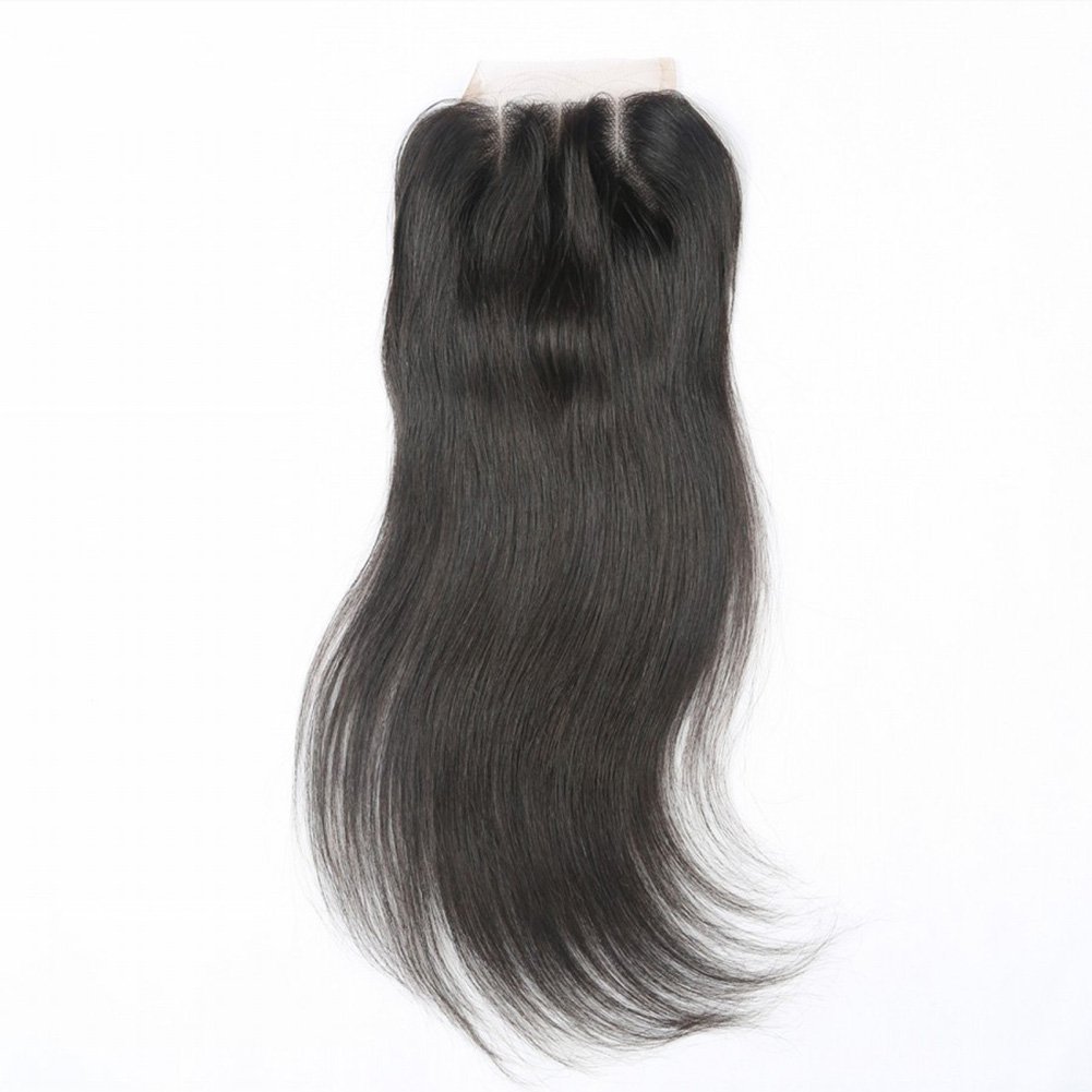 12inch Beata Hair 3 Way Part Brazilian Lace Closure Straight