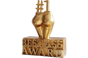 Yiwoop Best Boobs Ass Award Female Body Sculpture Trophy Decoration Novelty Resin Statue Trophy Funny Home Office Desktop Decor, Gift for Friends and Colleagues