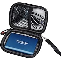 Hermitshell Custodia Rigida Da Viaggio Per SSD Portatile Extreme: Protezione Antiurto Per 500GB/1TB/2TB/4TB (Fino A 3 Dischi) - Nero - 2