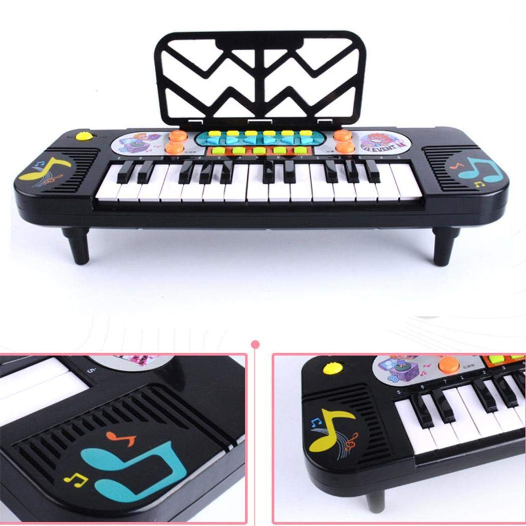 kirken Kids Children 37-Key Electronic Organ Toys Musical Instrument Piano Toy Pianos Keyboards Toy Gift
