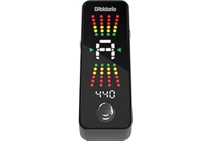 PLANET WAVES D'Addario Accessories Guitar Tuner Pedal Plus - Chromatic Tuner for Electric Guitars, Bass Guitars and More - Fast and Accurate with True Bypass - Full Color Display with Programmable Countdown Timer