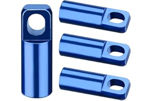 EVOZOOD Bike Presta Valve caps 2 in 1 Bicycle tubeless Presta Valve stem Covers with Valve core Removing Function, Anodized Aluminum, Light Weight, high-Performance (4 Pack)