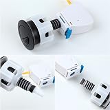 Ranuw Toilet Push Button Double Flush Replacement Tank WC Parts Adjustable view 6